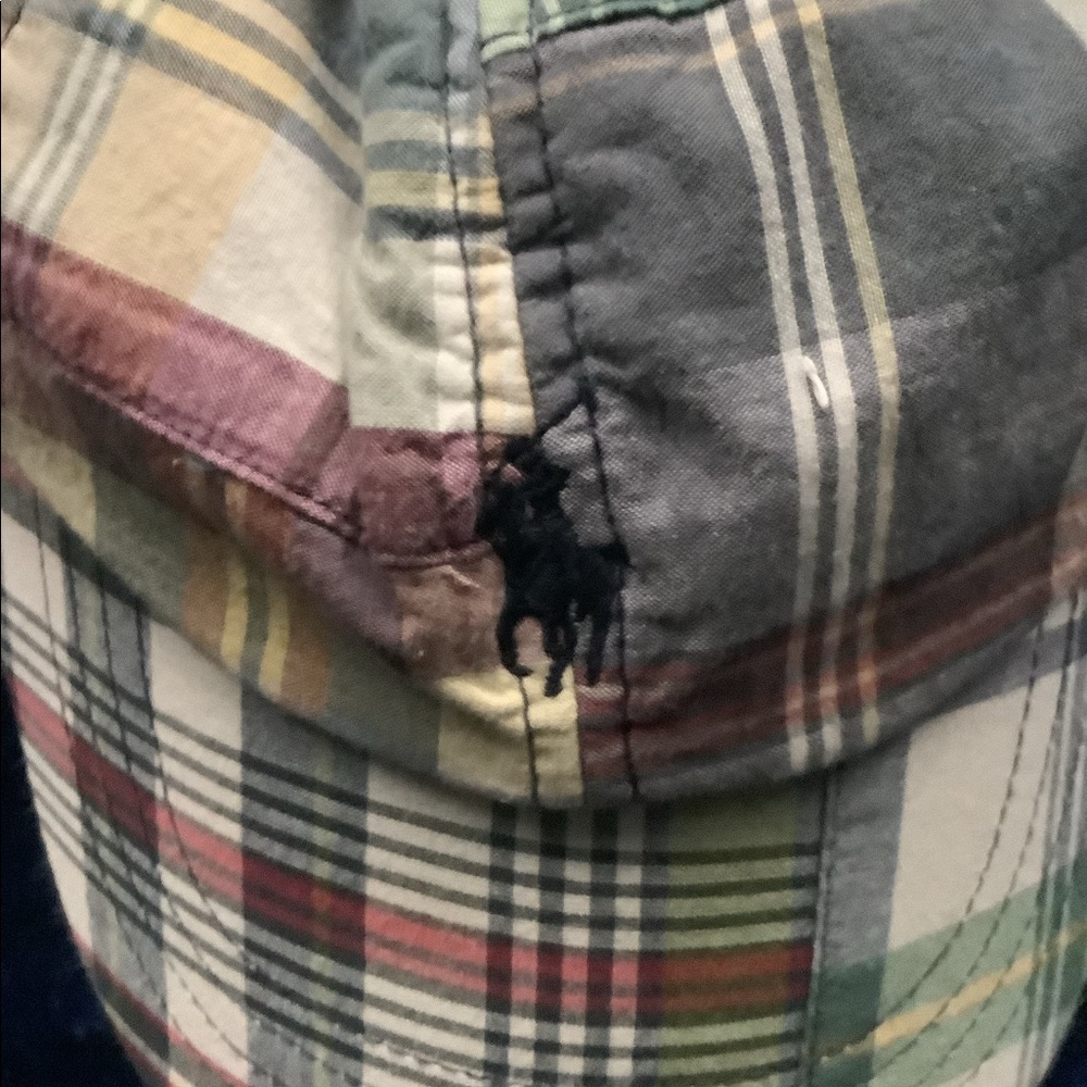 Plaid Ralph Lauren polo hat